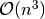 \mathcal{O}(n^3)
