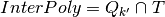 InterPoly = Q_{k'} \cap T